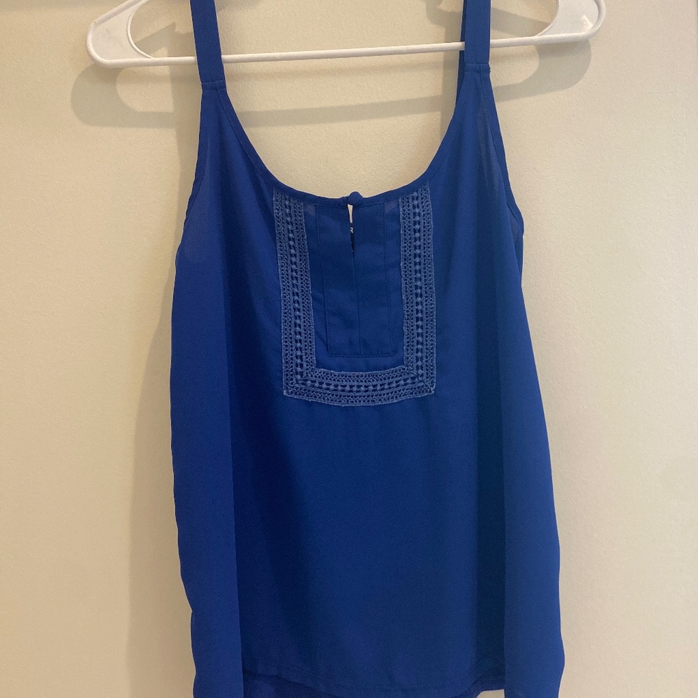 Blue tank top